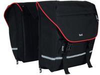 Dubbele Sportieve Fietstas SPRTV Zwart/Zilver - thumbnail