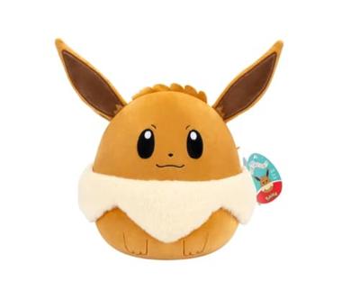 Squishmallows pokémon knuffel pluche - eevee, 25cm - thumbnail