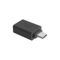 Logitech USB-C Adapter [1x USB-C stekker - 1x USB 3.2 Gen 1 bus A (USB 3.0)] Logi USB C to A - thumbnail