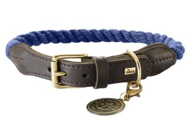 HUNTER Hondenhalsband List, donkerblauw, Maat: 50