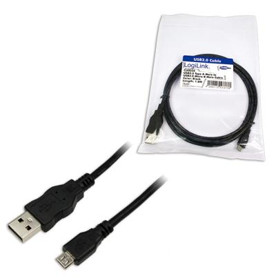 LogiLink 1.8m USB/microUSB LogiLink 1.8m USB/microUSB