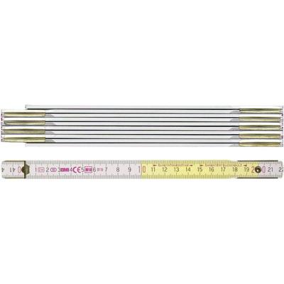 BMI Duimstok | lengte 2 m | breedte 16 mm | EG III | beukenhout wit | 1 stuk - 980904200 - 980904200 BMI Duimstok | lengte 2 m | breedte 16 mm | EG III | beukenhout wit | 1 stuk - 980904200 - 980904200