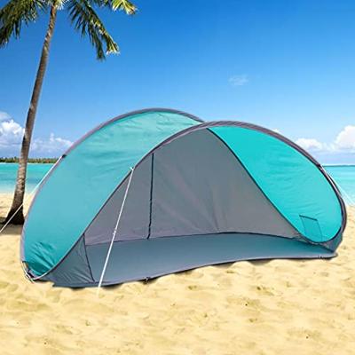 HI pop-up strandtent blauw