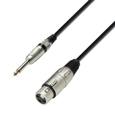 Adam Hall 3 Star MFP 1000 microfoonkabel 1x XLR female naar 1x jack mono 10m Adam Hall 3 Star MFP 1000 microfoonkabel 1x XLR female naar 1x jack mono 10m