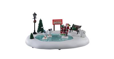 North pole skating rink b/o (4.5v) kerstfiguur LEMAX - Lemax North pole skating rink b/o (4.5v) kerstfiguur LEMAX - Lemax