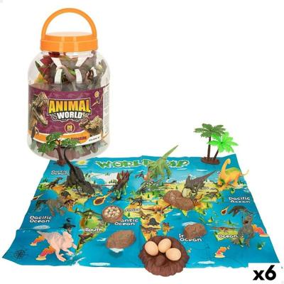 Playset Colorbaby 19 Onderdelen 6 Stuks 17 x 9 x 6 cm Dinosaurussen Playset Colorbaby 19 Onderdelen 6 Stuks 17 x 9 x 6 cm Dinosaurussen