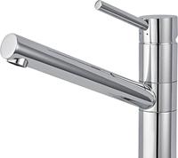 Job Tomani keukenmengkraan eengreeps incl. aansluitslangen en filterstopkranen chroom - thumbnail