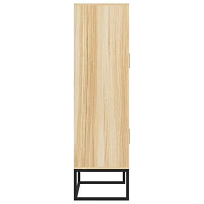 Hoge kast 70x35x125 cm bewerkt hout