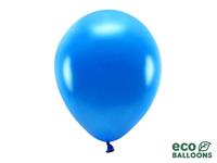 100 Metallic blauwe ballonnen 30cm - thumbnail
