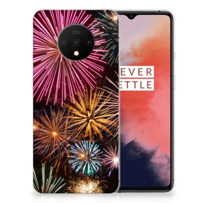 OnePlus 7T | Sillicone Back Cover | Vuurwerk
