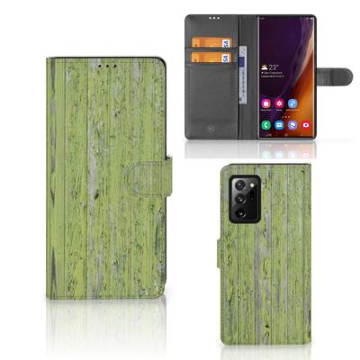 Samsung Galaxy Note20 Ultra | Book Style Case | Green Wood