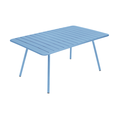 Fermob Luxembourg tuintafel 165x100 cm Maya blue