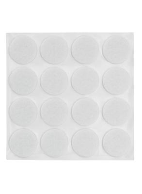 HEMA 16-pak zelfklevende viltglijders (wit)