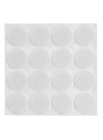 HEMA 16-pak zelfklevende viltglijders (wit) - thumbnail