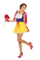 Wit prinsessenjurkje vrouw - thumbnail