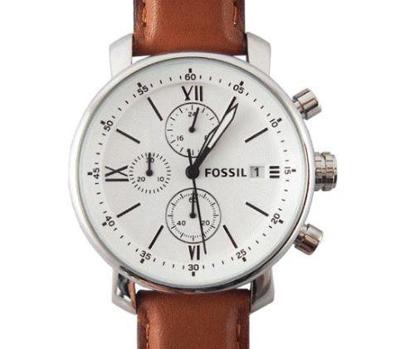 Horlogeband Fossil BQ2006 Leder Cognac 20mm