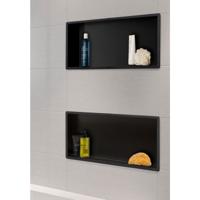 Wiesbaden Inbouwnis | Exellence | 30x60x10cm | Mat Zwart - thumbnail