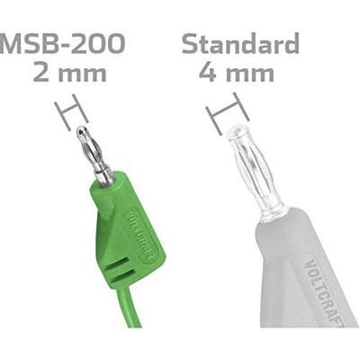 VOLTCRAFT MSB-200 Meetsnoer Banaanstekker 2 mm Banaanstekker 2 mm 30.00 cm Groen 1 stuk(s) VOLTCRAFT MSB-200 Meetsnoer Banaanstekker 2 mm Banaanstekker 2 mm 30.00 cm Groen 1 stuk(s)