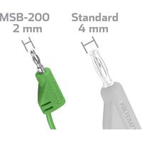 VOLTCRAFT MSB-200 Meetsnoer Banaanstekker 2 mm Banaanstekker 2 mm 30.00 cm Groen 1 stuk(s) - thumbnail