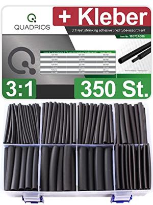 Quadrios 1807CA006 Krimpkous assortiment Zwart Krimpverhouding:3:1 1 set(s) Quadrios 1807CA006 Krimpkous assortiment Zwart Krimpverhouding:3:1 1 set(s)