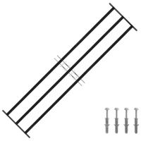 Raam Rooster Zwart 174 x 45 cm Gepoedercoat staal - thumbnail