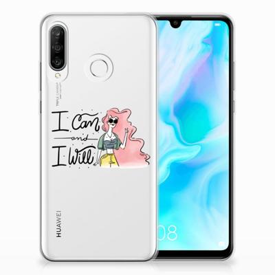 Huawei P30 Lite Telefoonhoesje met Naam i Can