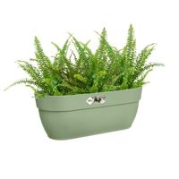 ELHO - Bloempot - Vibia Campana Easy Hanger Large - Pistache Groen - Buitenbalkon - L 24,1 x B 46 x H 26,5 cm - thumbnail