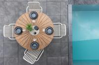 Nohr Ronde Tuintafel 'Dezman' Acaciahout, 140cm - thumbnail