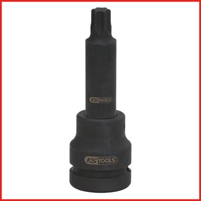 KS Tools 450.0427 Krachtbitinzet voor Torx-schroeven L=107mm, T60