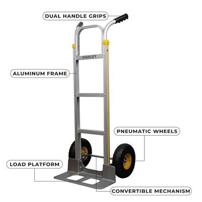 STANLEY SXWTI-HT513 Steekwagen Inklapbaar Aluminium Laadvermogen (max.): 200 kg STANLEY SXWTI-HT513 Steekwagen Inklapbaar Aluminium Laadvermogen (max.): 200 kg