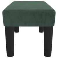 Bankje 70x30x30 cm fluweel donkergroen - thumbnail