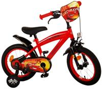 Disney cars kinderfiets - jongens - 14 inch - rood - thumbnail