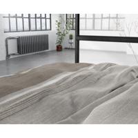 RoyalTextile - FL Stone Stripe Taupe Dekbedovertrek - 200 x 220 - thumbnail