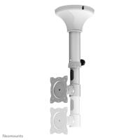 Neomounts FPMA-C025SILVER TV-plafondbeugel In hoogte verstelbaar 25,4 cm (10) - 76,2 cm (30) Kantelbaar en zwenkbaar, Roteerbaar - thumbnail