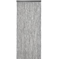 Vliegengordijn Kattenstaarten Grijs - 90cm x 220cm - thumbnail