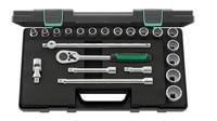 Stahlwille Dopsleutelset | 22-delig 1/2 inch | sleutelwijdtes 10-32 mm | aantal tanden 36 12-kant | 1 stuk - 96031447 96031447 - thumbnail