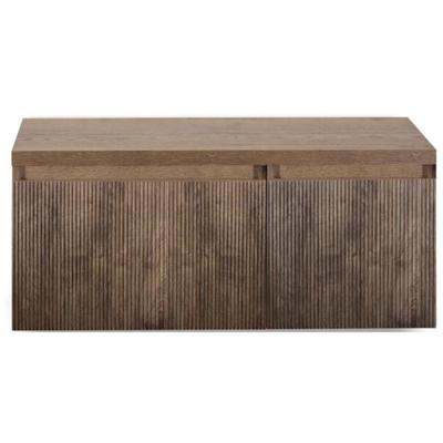 Frozen 3D Badmeubelset 100 cm - Greeplijst in Kleur - Wastafel Onderkast met Bovenblad Charleston