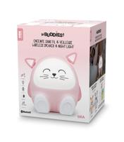 Lichtluidspreker & nachtlampje - BIGBEN - Kat - Bluetooth 5.0, 15W, Verstelbaar nachtlampje, Timer, USB-C batterij - thumbnail