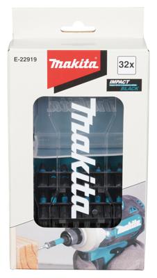 Makita Accessoires E-22919 Slagschroefbitset | 32-delig - E-22919