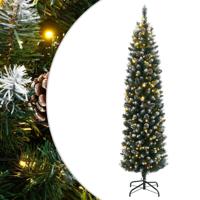 VidaXL Kunstkerstboom smal met 300 led's 180 cm - thumbnail
