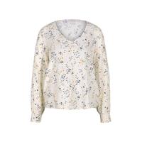 Tom Tailor Denim top met all over print ecru - thumbnail