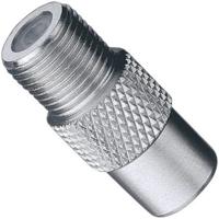 Renkforce F-Coax-adapter [F-koppeling-Antennestekker 75 Ω]Zilver - thumbnail