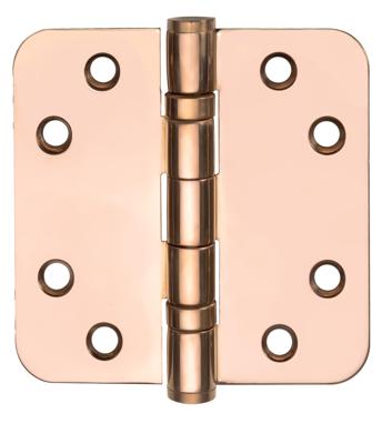 FORMANI Kogellagerscharnier | 89x89 | PVD Koper | LBSA8989 Afgerond