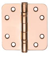FORMANI Kogellagerscharnier | 89x89 | PVD Koper | LBSA8989 Afgerond - thumbnail