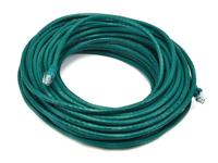 Monoprice Cat6 Ethernet-patchkabel, netwerk-internetkabel, RJ45, geëxtrudeerd, 550 MHz, UTP, zuiver blank koperdraad, 24 AWG, 22,9 m, groen - thumbnail