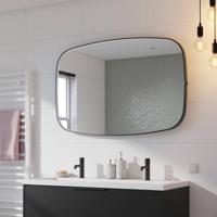 Ben Sandro Spiegel 120x4x80 cm Mat Zwart - thumbnail