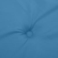 Tuinbankkussens 2 st 200x50x7 cm stof gemêleerd blauw - thumbnail