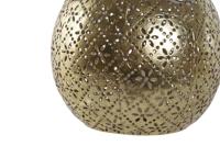 Kaarshouder Home ESPRIT Gouden Metaal Kristal 13,5 x 13,5 x 11,5 cm - thumbnail