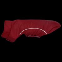 Hondenregenjas met reflecterende strips polyester rood S - thumbnail