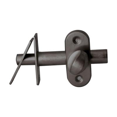 Hardbrass Insteekgrendel/voordeurgrendel Vienna 50mm - PVD gun metal